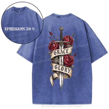 Grace & Glory Christian Washed T-Shirt