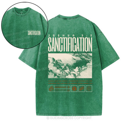 Sanctification Christian Washed T-Shirt