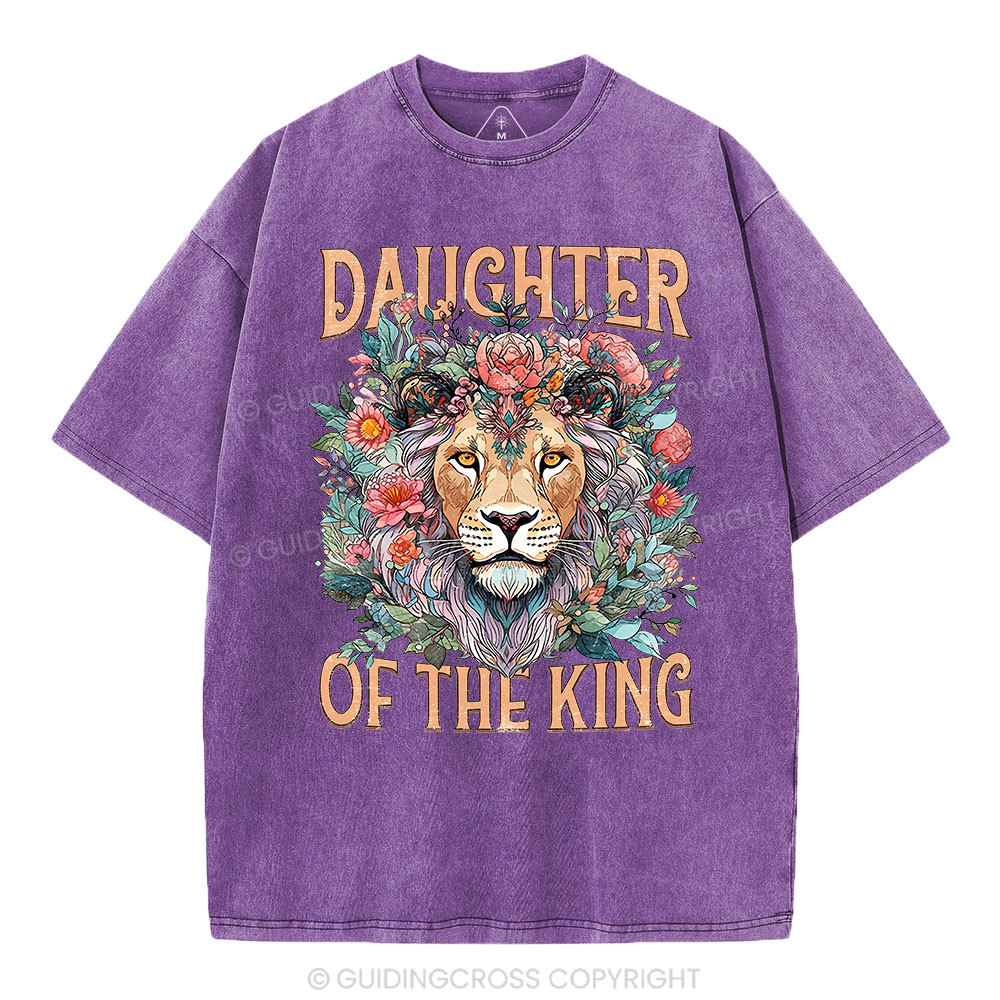 Daughter Of The King Christian Washed T-Shirt