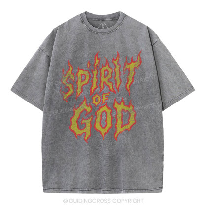 Spirit Of God Christian Washed T-Shirt