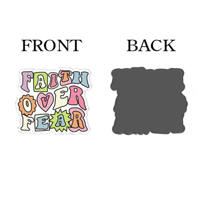 Faith Over Fear Acrylic Refrigerator Magnets