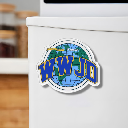 WWJD Acrylic Refrigerator Magnets