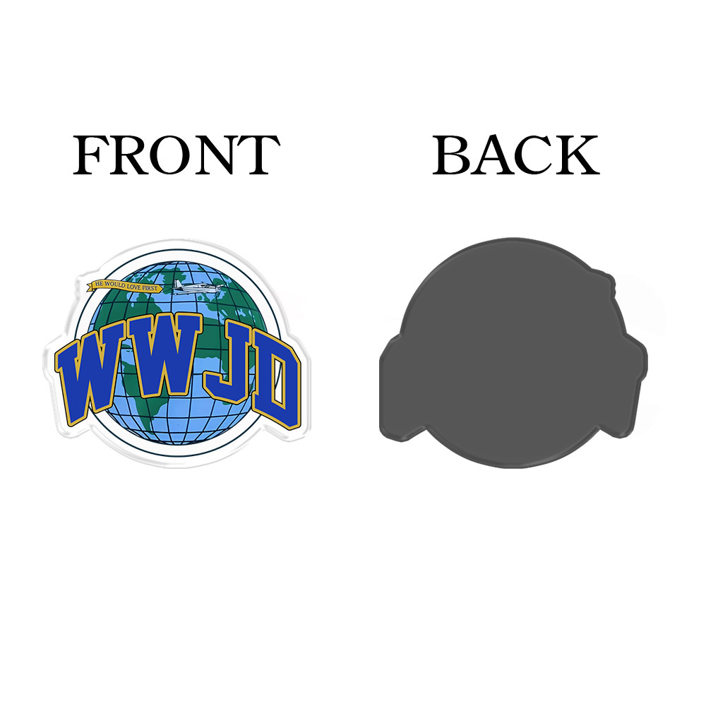 WWJD Acrylic Refrigerator Magnets