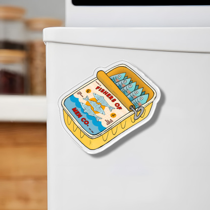Fishers Acrylic Refrigerator Magnets