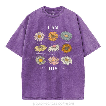 I Am His Christian Washed T-Shirt