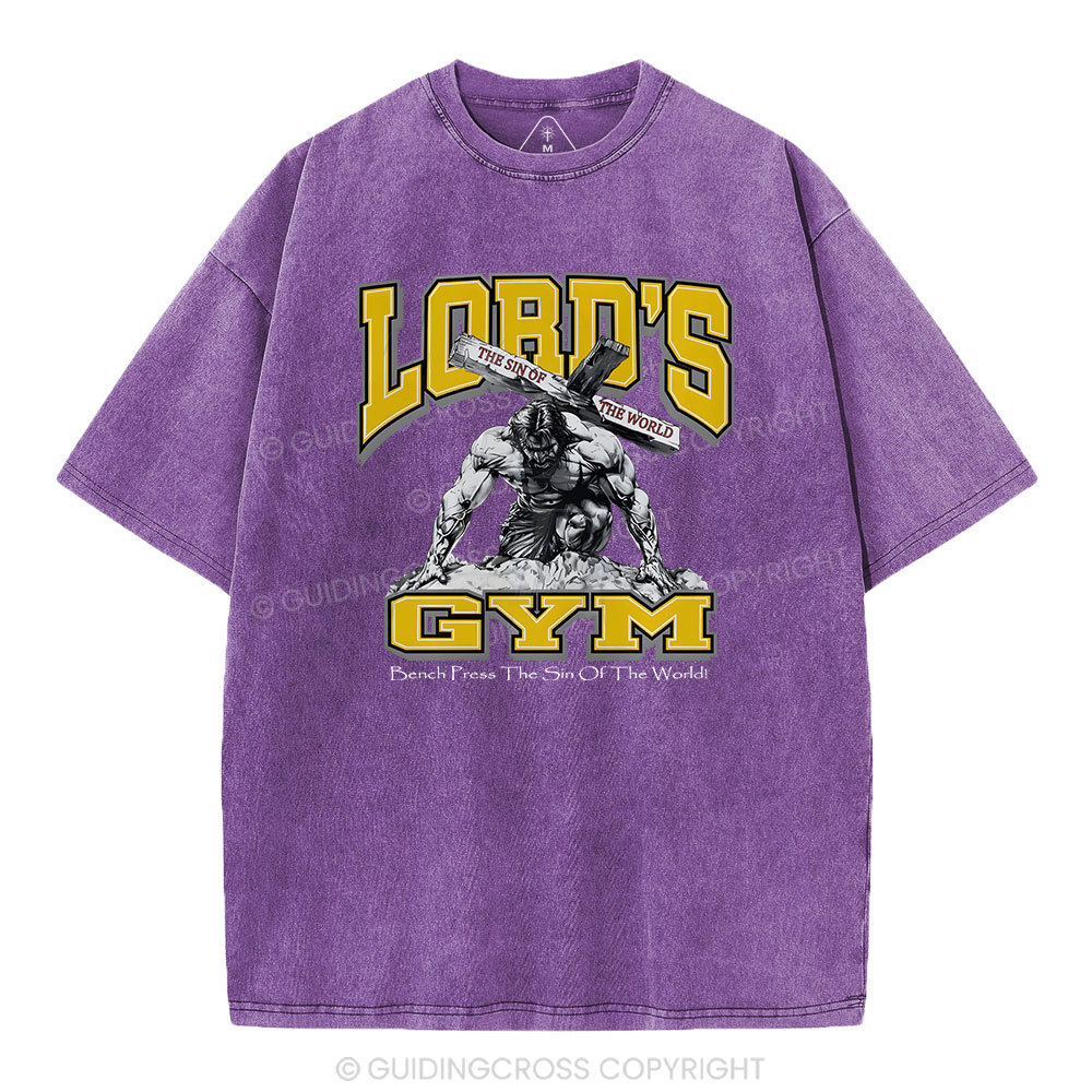 Lords Gym Christian Washed T-Shirt