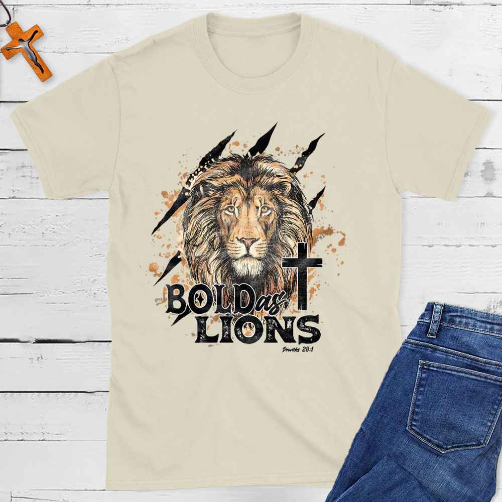 Bold As Lion Christian T-Shirt