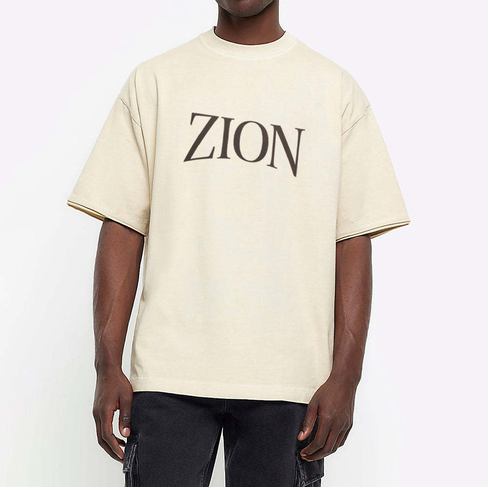 Zion City On A Hill Christian Washed T-Shirt