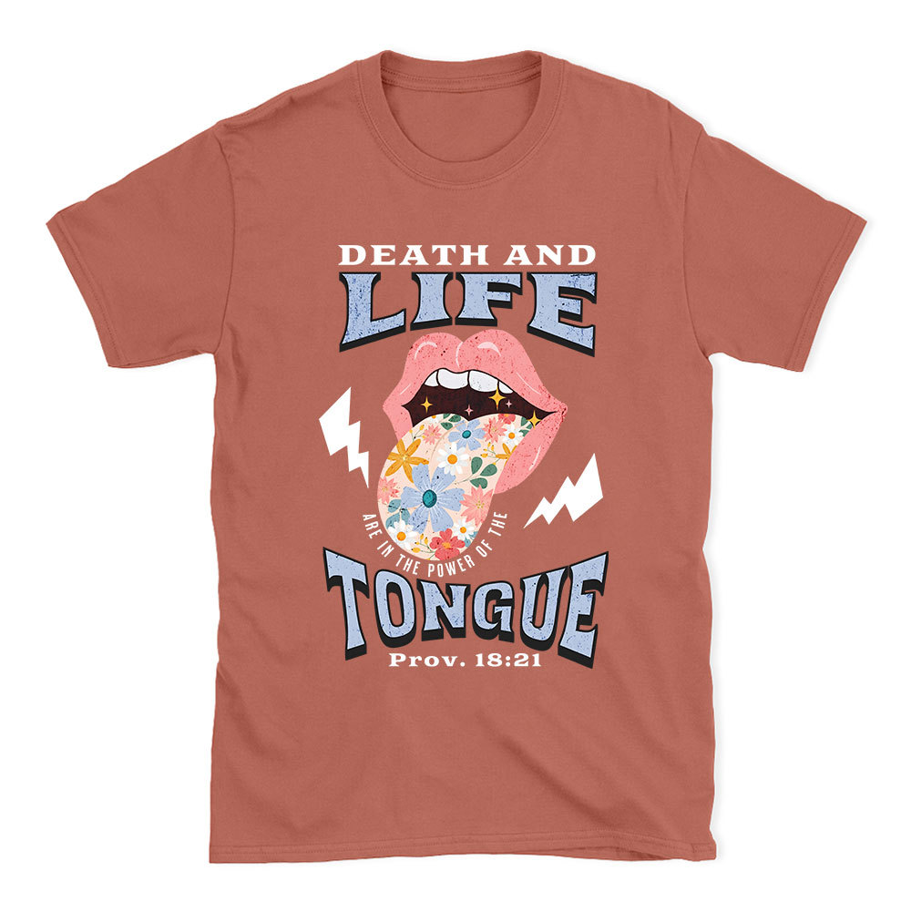 Death And Life Tongue Christian T-Shirt