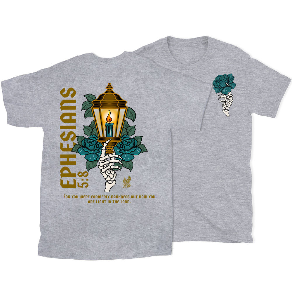 For You Were Formerly Darkness Christian T-Shirt