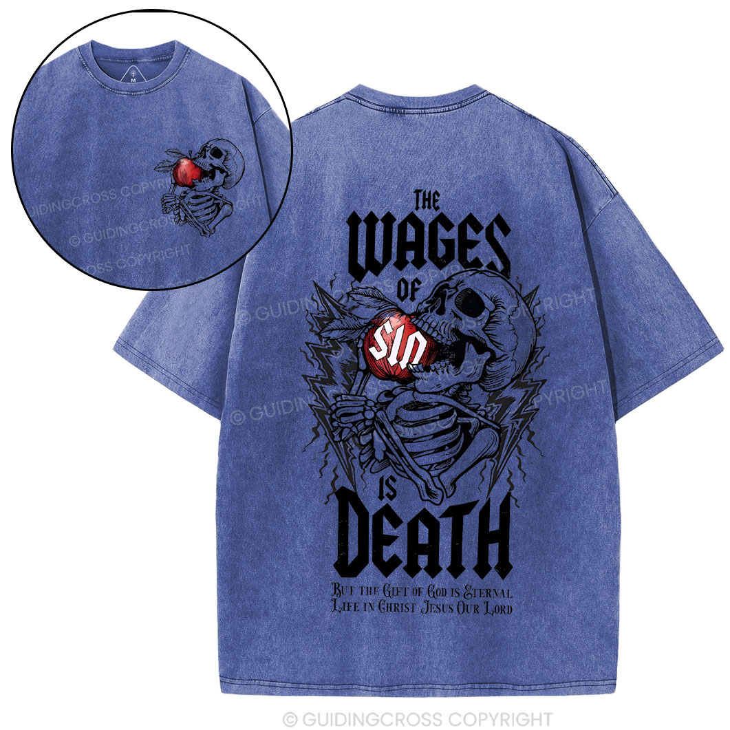 The Waves Of Sin Chirstian Washed T-Shirt