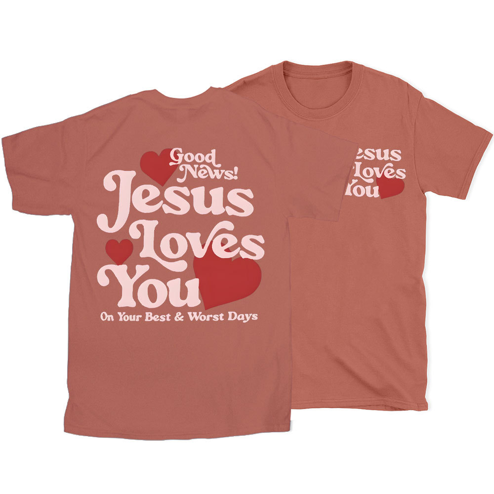 Good New Jesus Love You Chrsitian T-Shirt