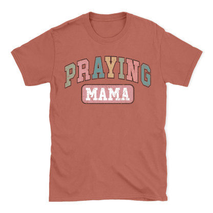 Praying Mama Vintage Christian T-Shirt
