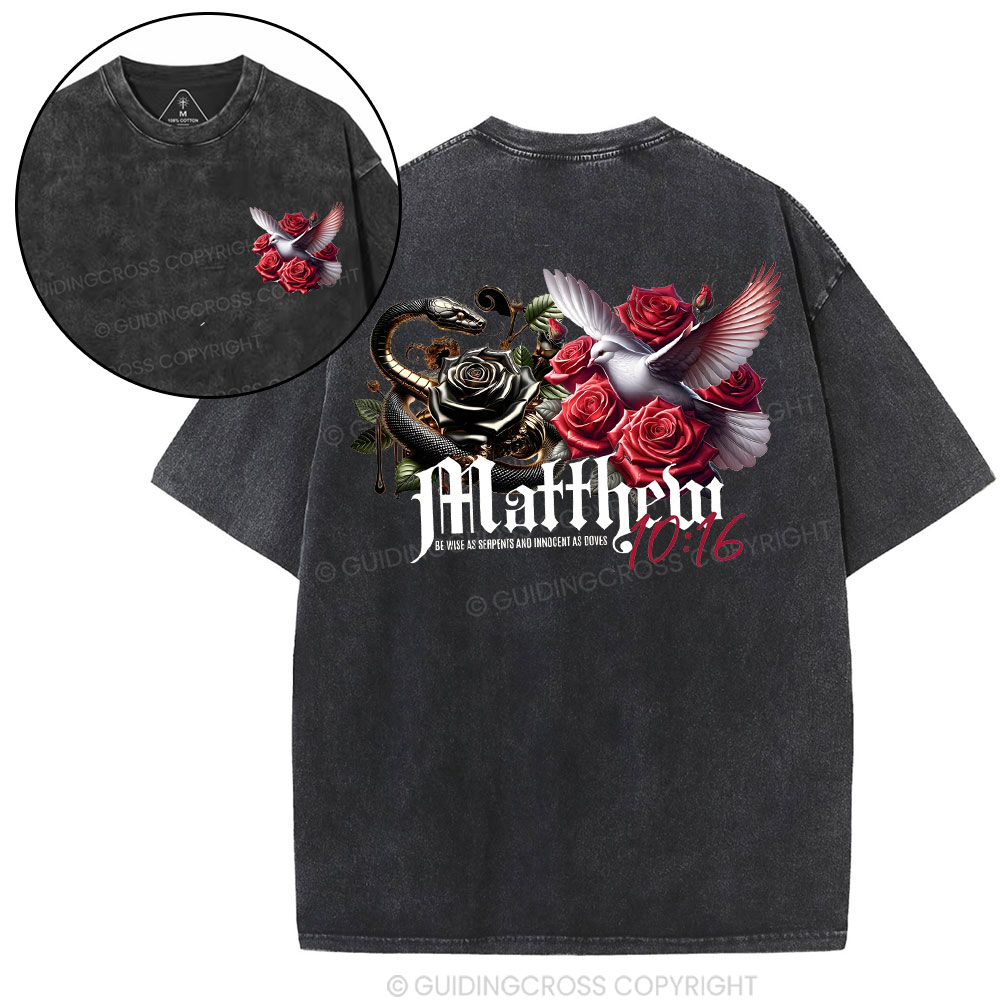 Mathew :1016 Christian Washed T-Shirt