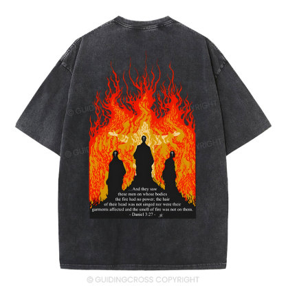 And They Saw Christian Washed T-Shirt