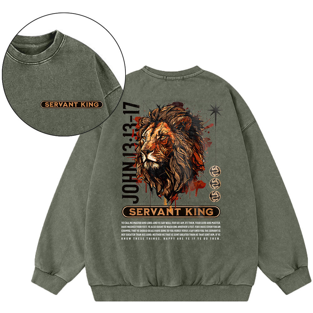Servant King Christian Washed Sweatshirt