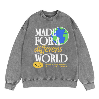 Made For Diffrent World Christian Washed Sweatshirt
