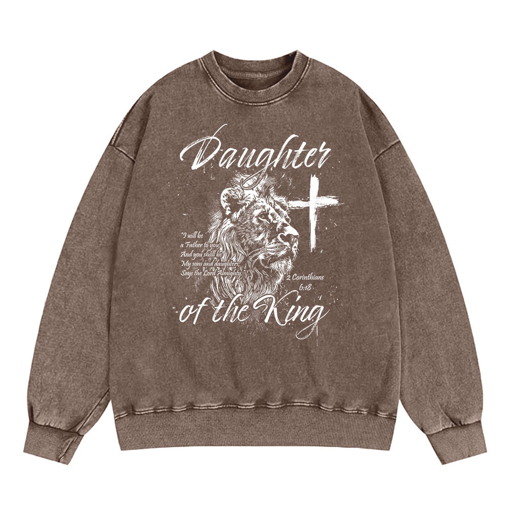 Daughter Of King Christian Washed Sweatshirt