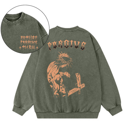 Forgiven Christian Washed Sweatshirt