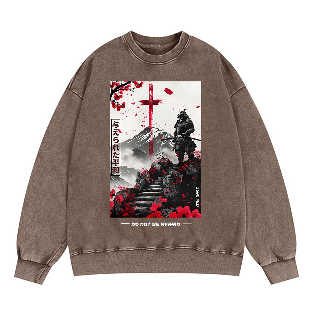 Peace Christian Washed Sweatshirt