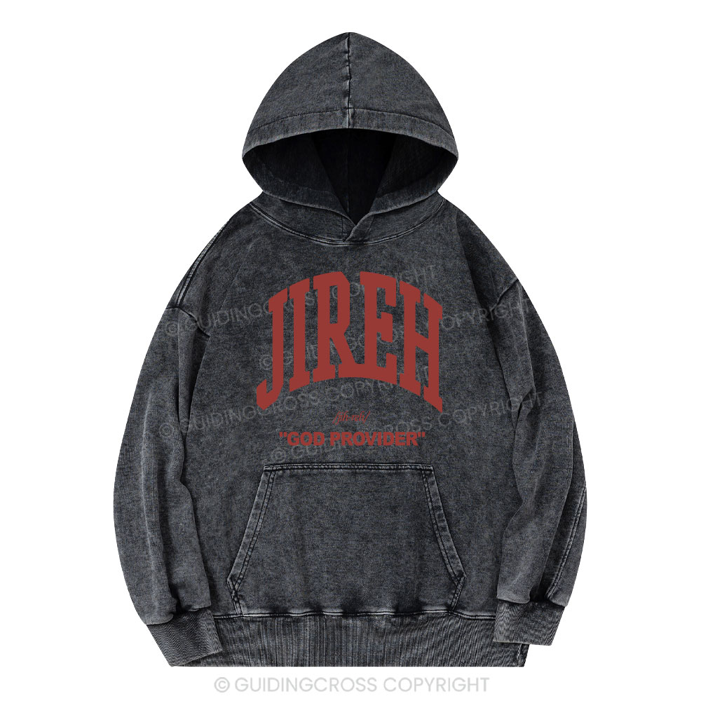 Jireh Christian Washed Hoodie 