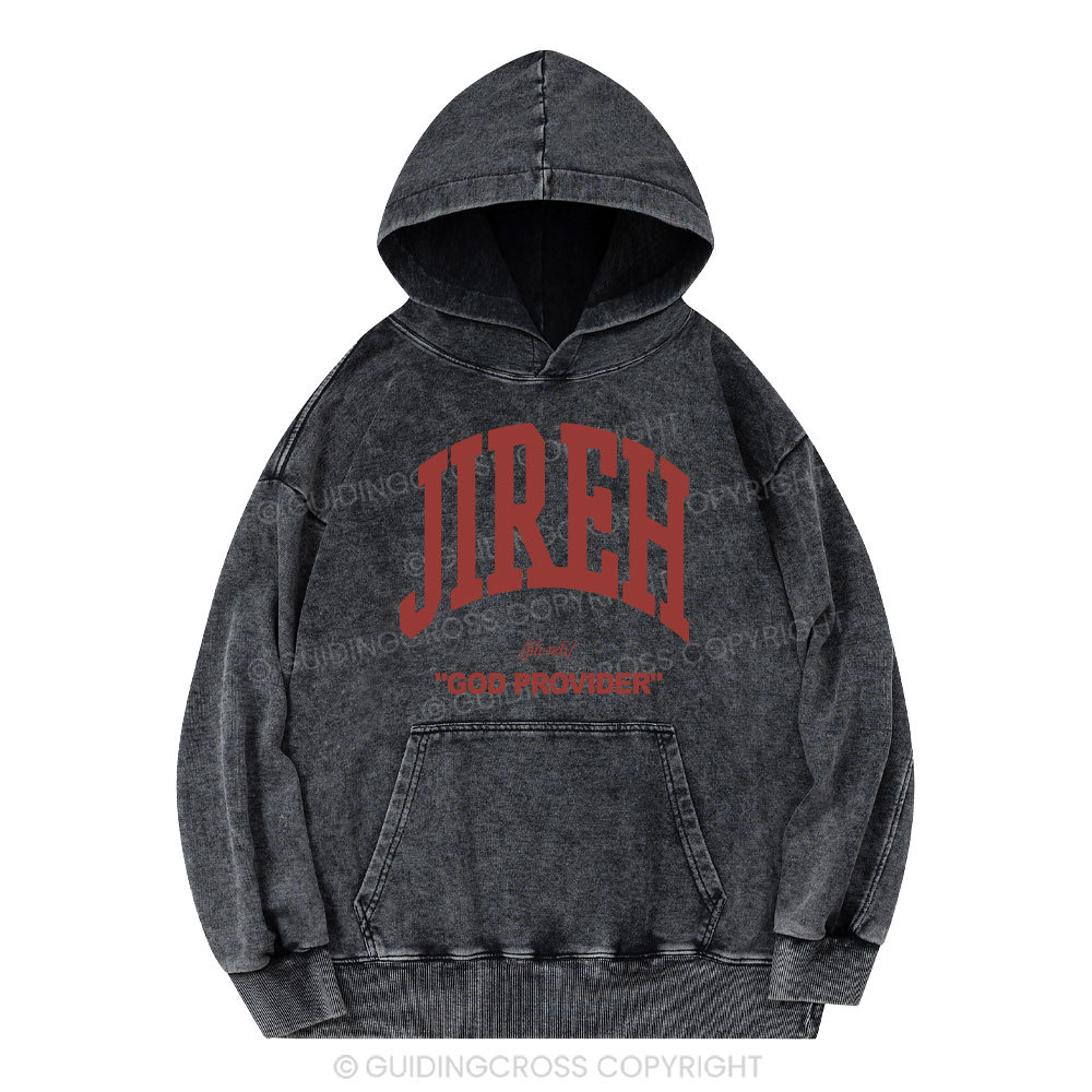 Jireh Christian Washed Hoodie 