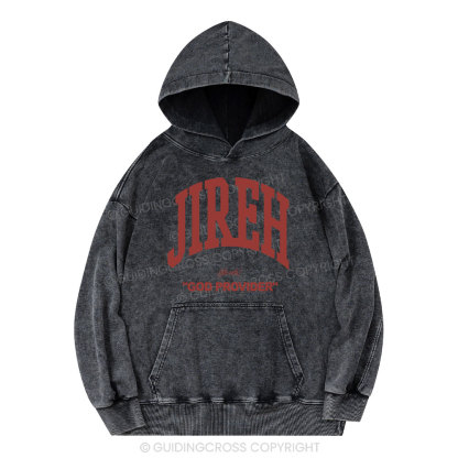 Jireh Christian Washed Hoodie 