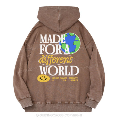 Made For Diffrent World Christian Washed Hoodie