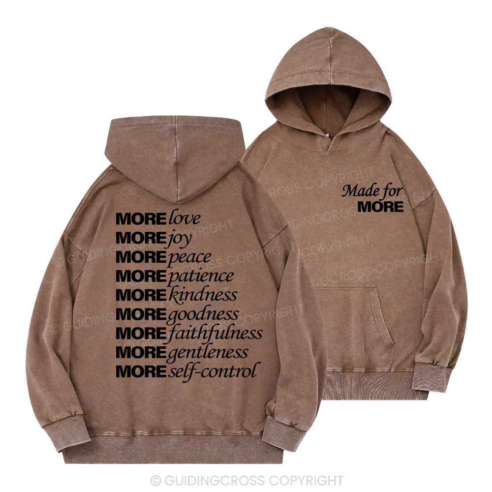 Made For More Christian Washed Hoodie