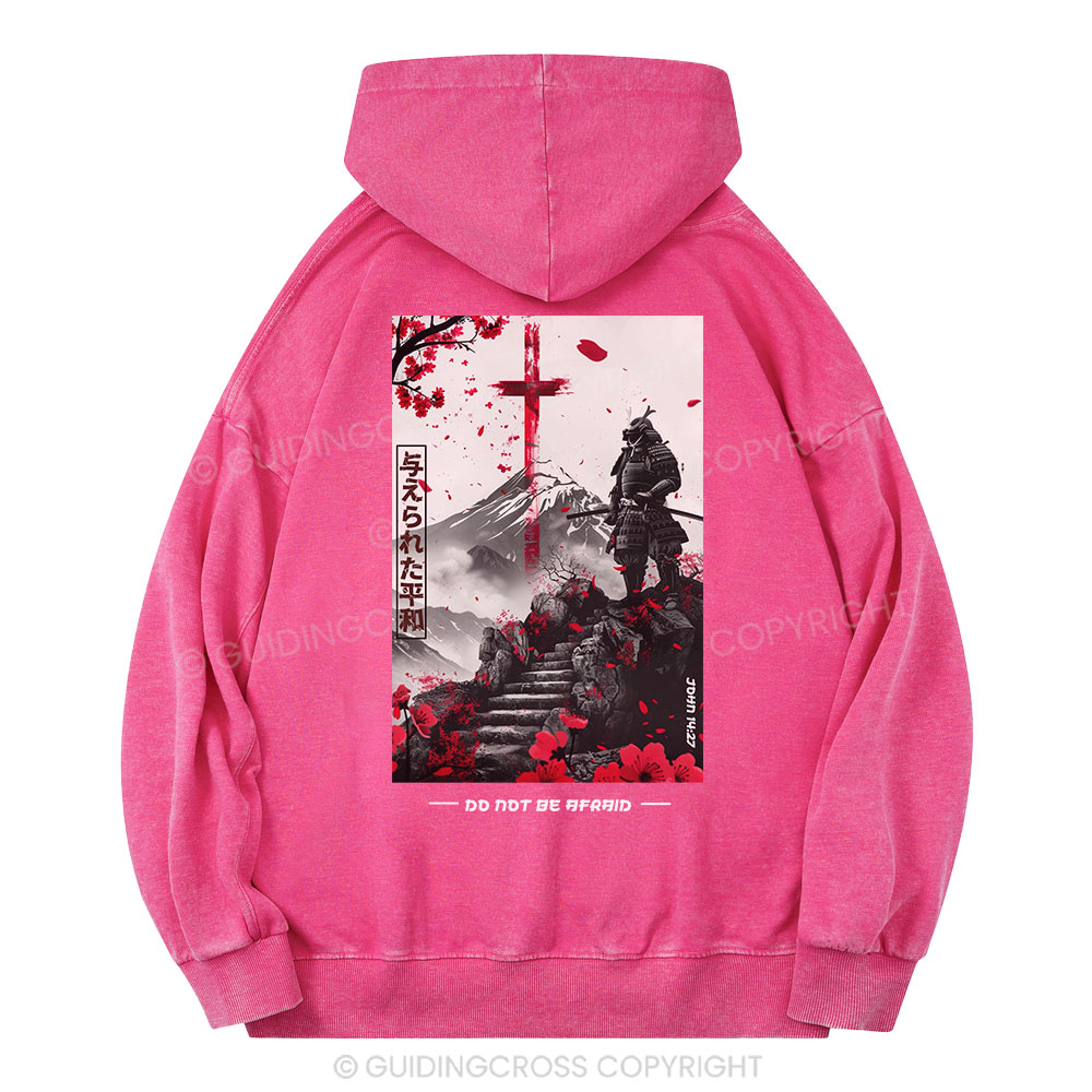 Peace Christian Washed Hoodie