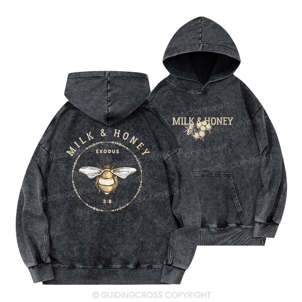 Milk And Honey Christian Washed Hoodie