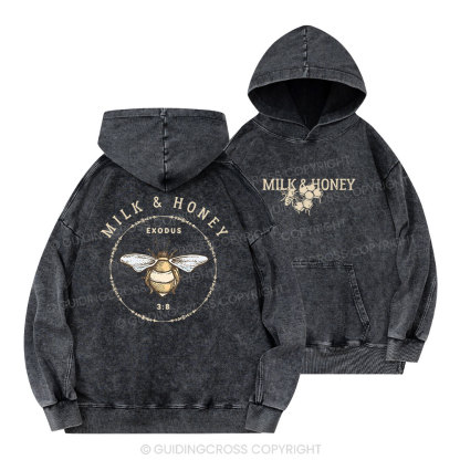 Milk And Honey Christian Washed Hoodie