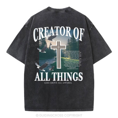 Creator Of All Christian Washed T-Shirt