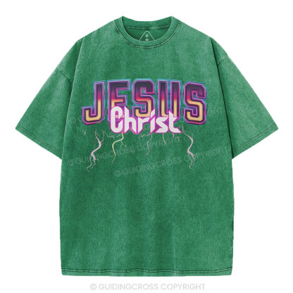 Jesus Chrsit Christian Washed T-Shirt