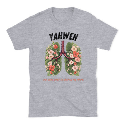 Yahweh Leaf Flower Lung Christian T-Shirt