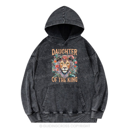 Daughter Of The King Christian Washed Hoodie
