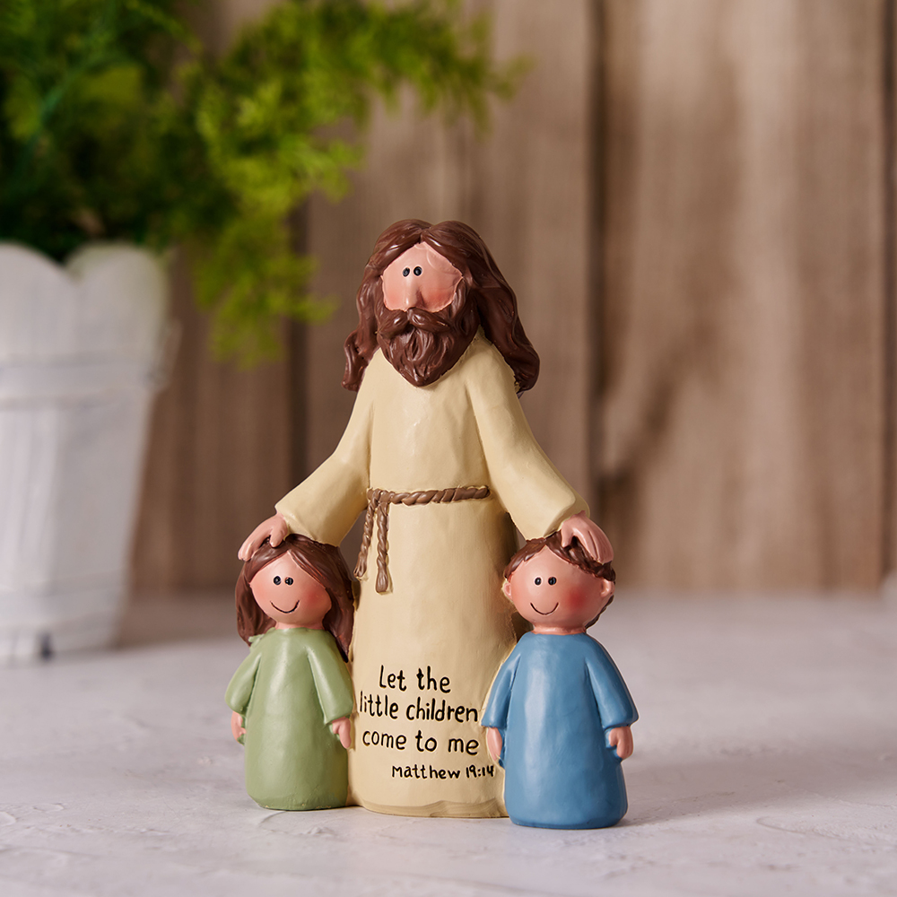Let The Little Children Come To Me Resin Christmas Ornament
