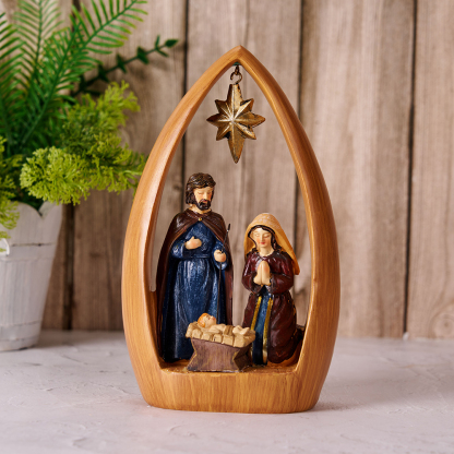 Nativity Christian Resin Ornament