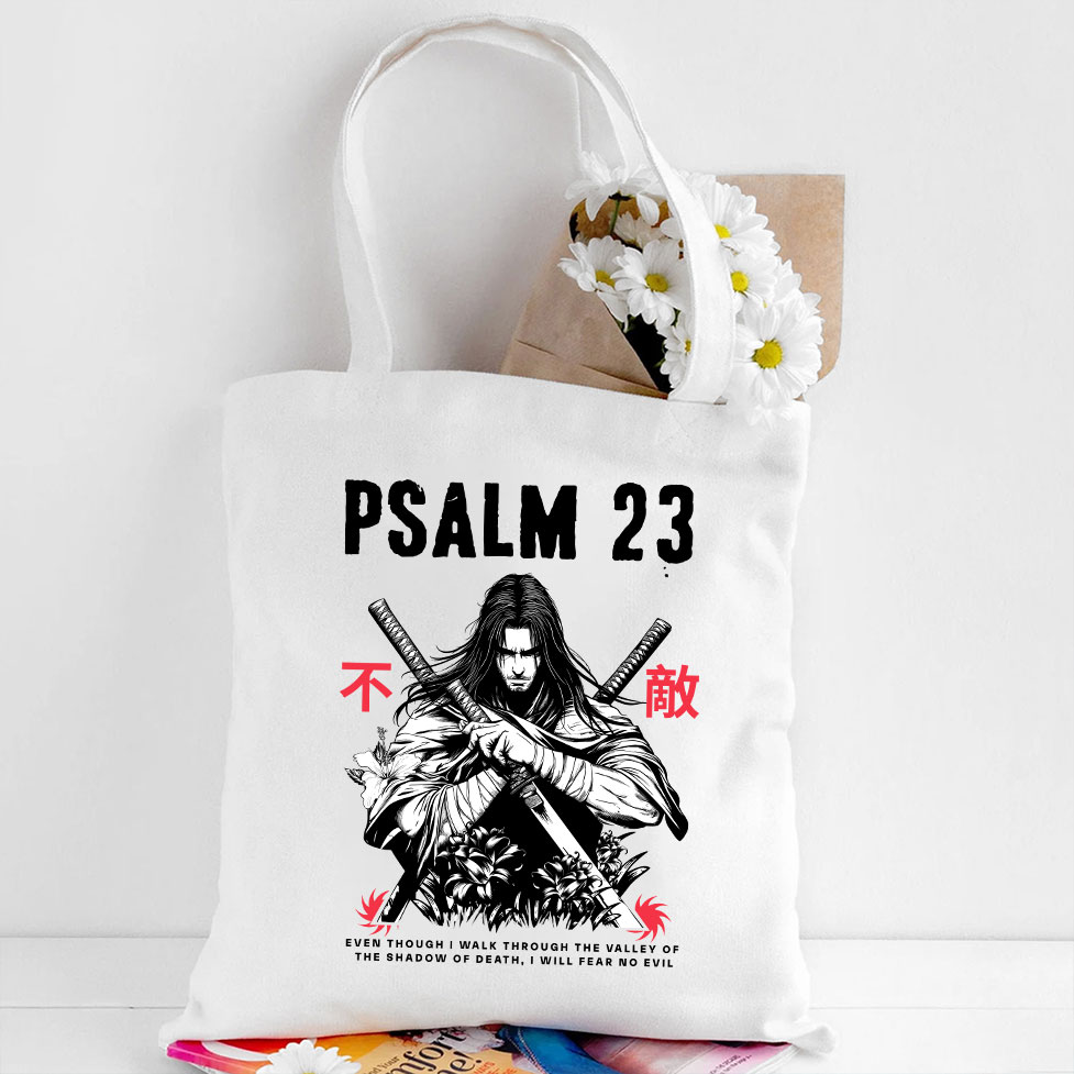 Aesthetic Mens Christian Canvas Tote Bag