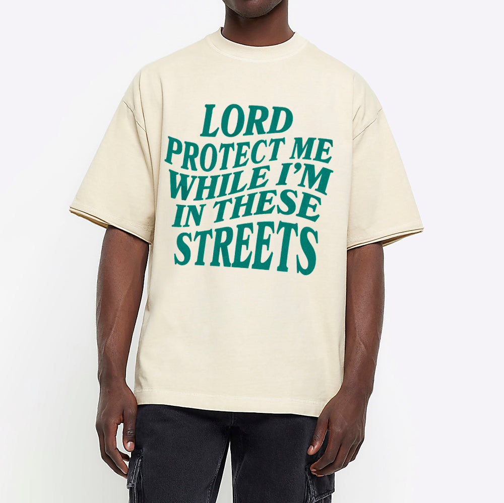 Lord Protect Me Christian Washed T-Shirt