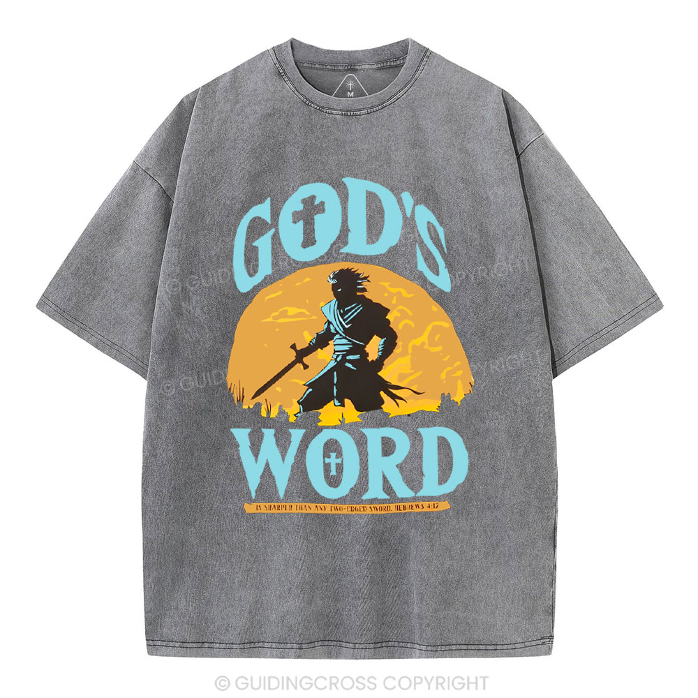 God's Word  Christian WashedT-Shirt