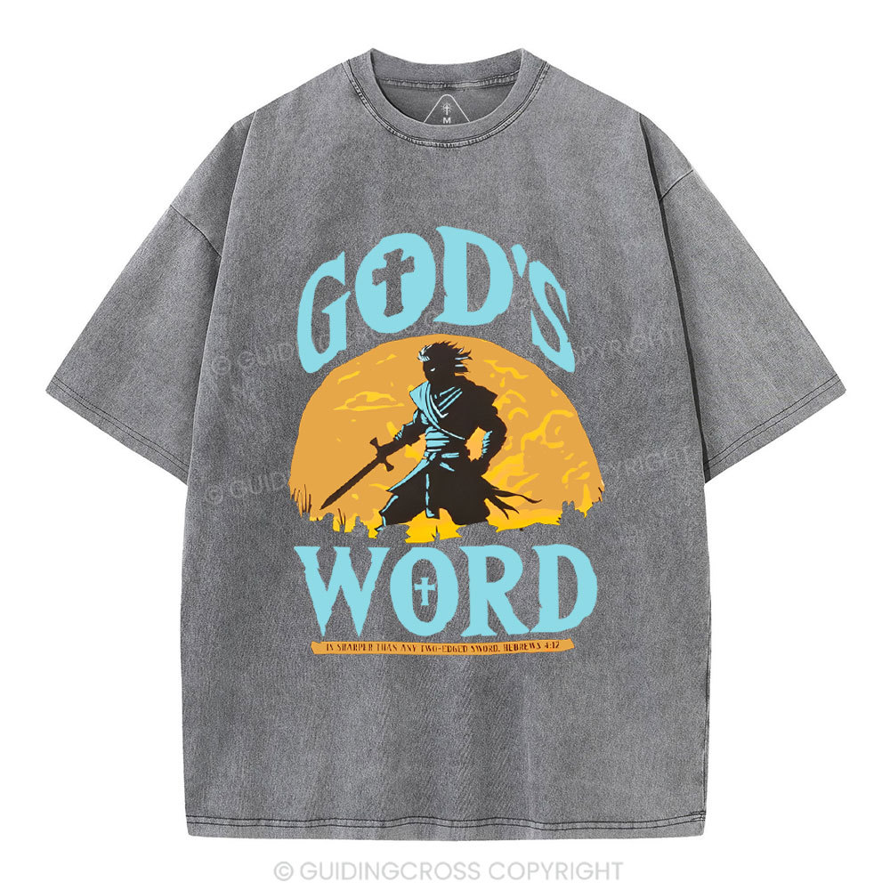 God's Word  Christian WashedT-Shirt