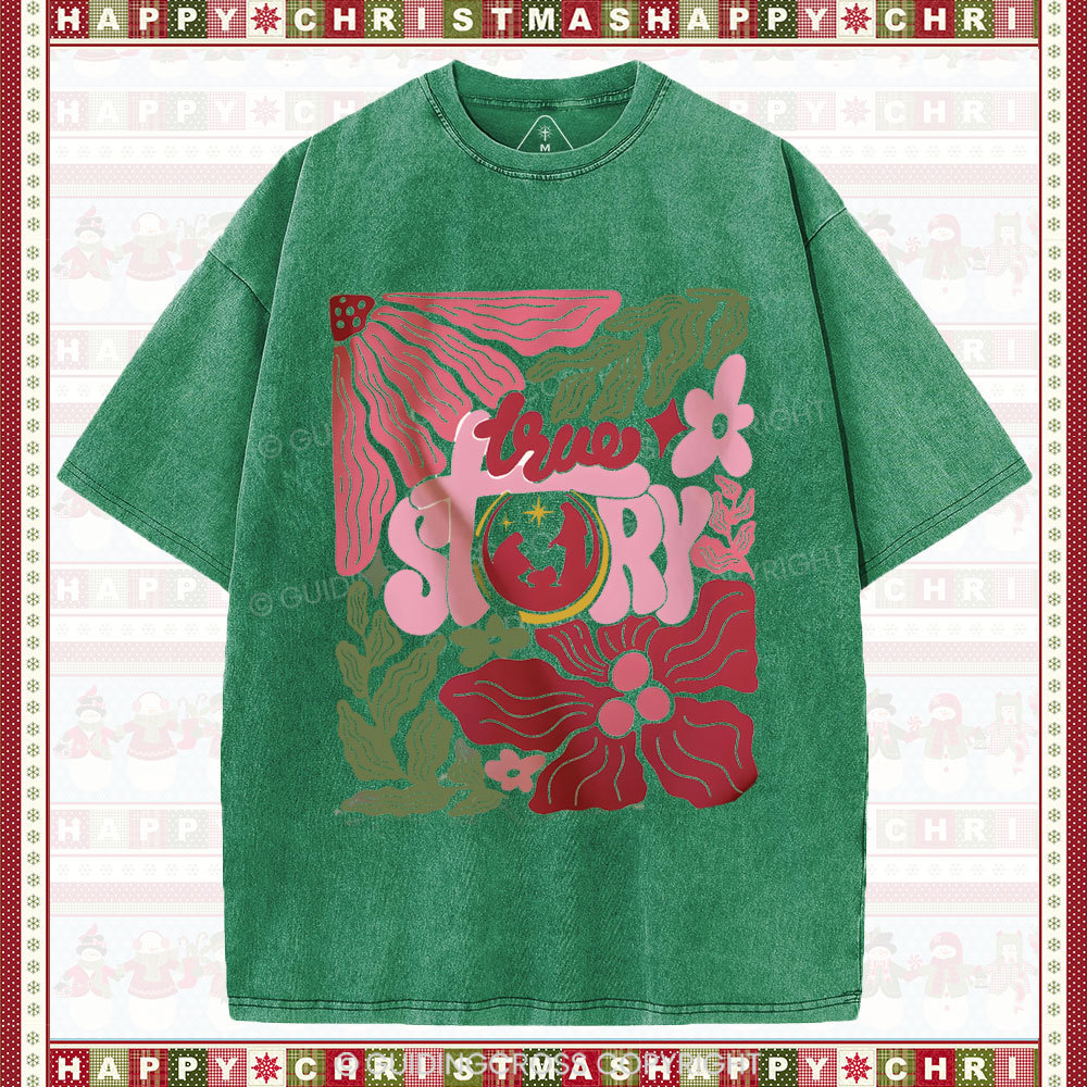 True Stroy Christian Christmas T-Shirt