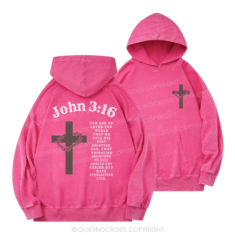 Faith Apparel Christian Washed Hoodie