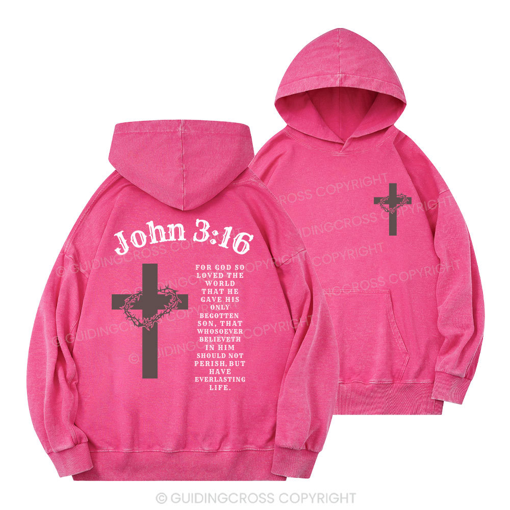 Faith Apparel Christian Washed Hoodie