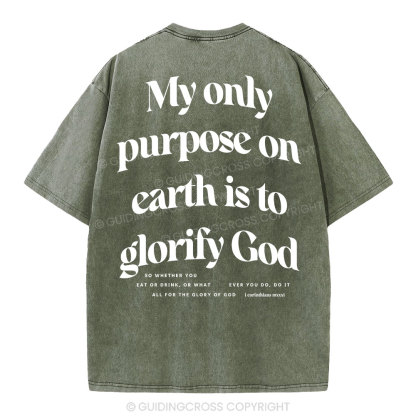 My Only Purpose Christian Washed T-Shirt