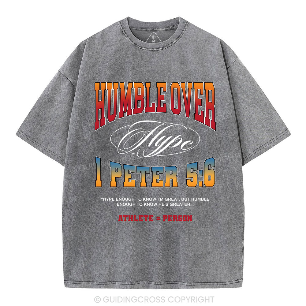 Humble Over Christian Washed T-Shirt