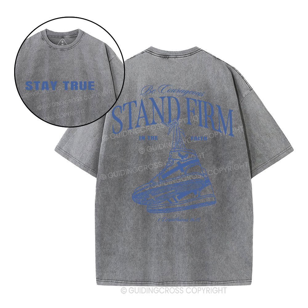 Stand Firm Christian Washed T-Shirt