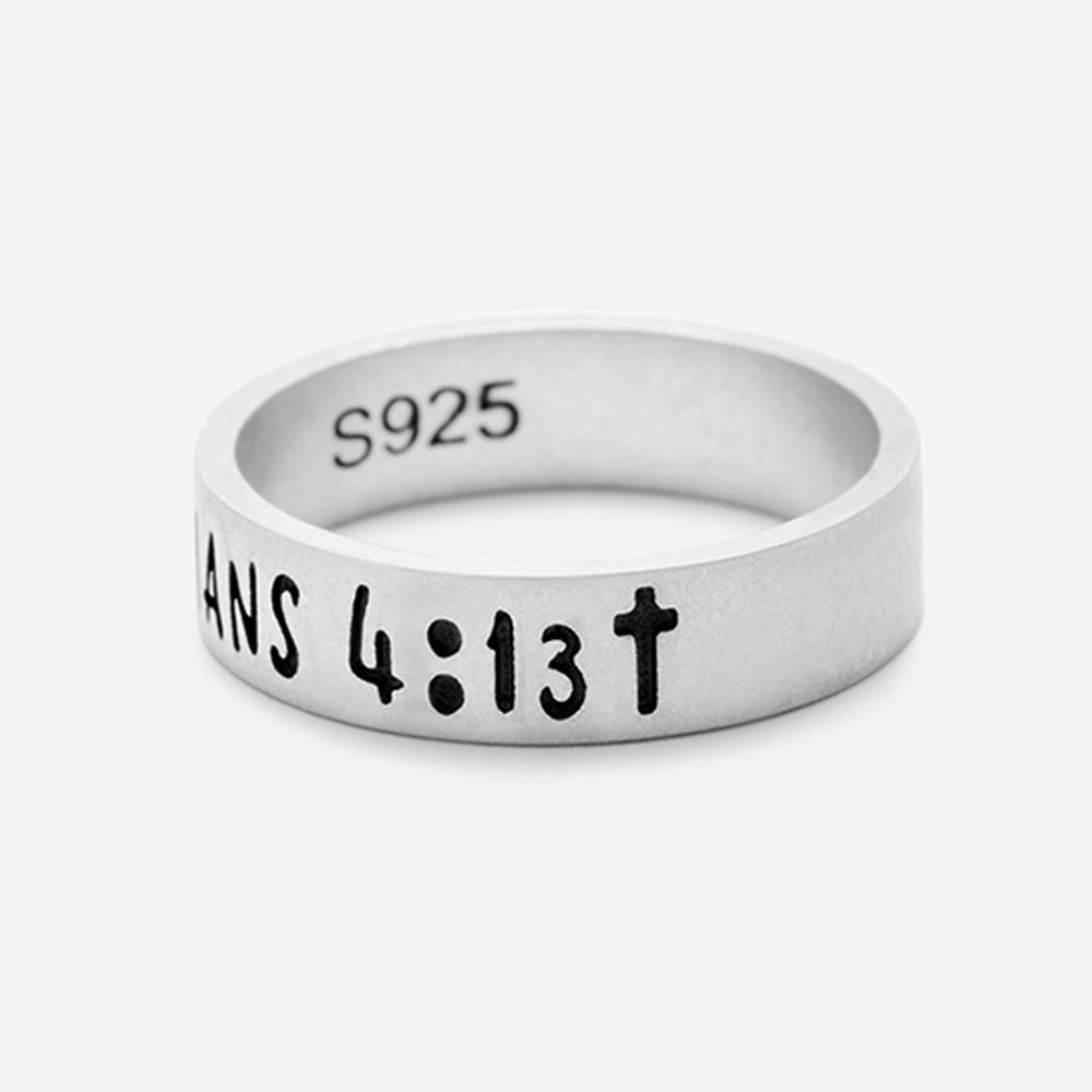 Bible Christian 925 Sterling Silver Ring
