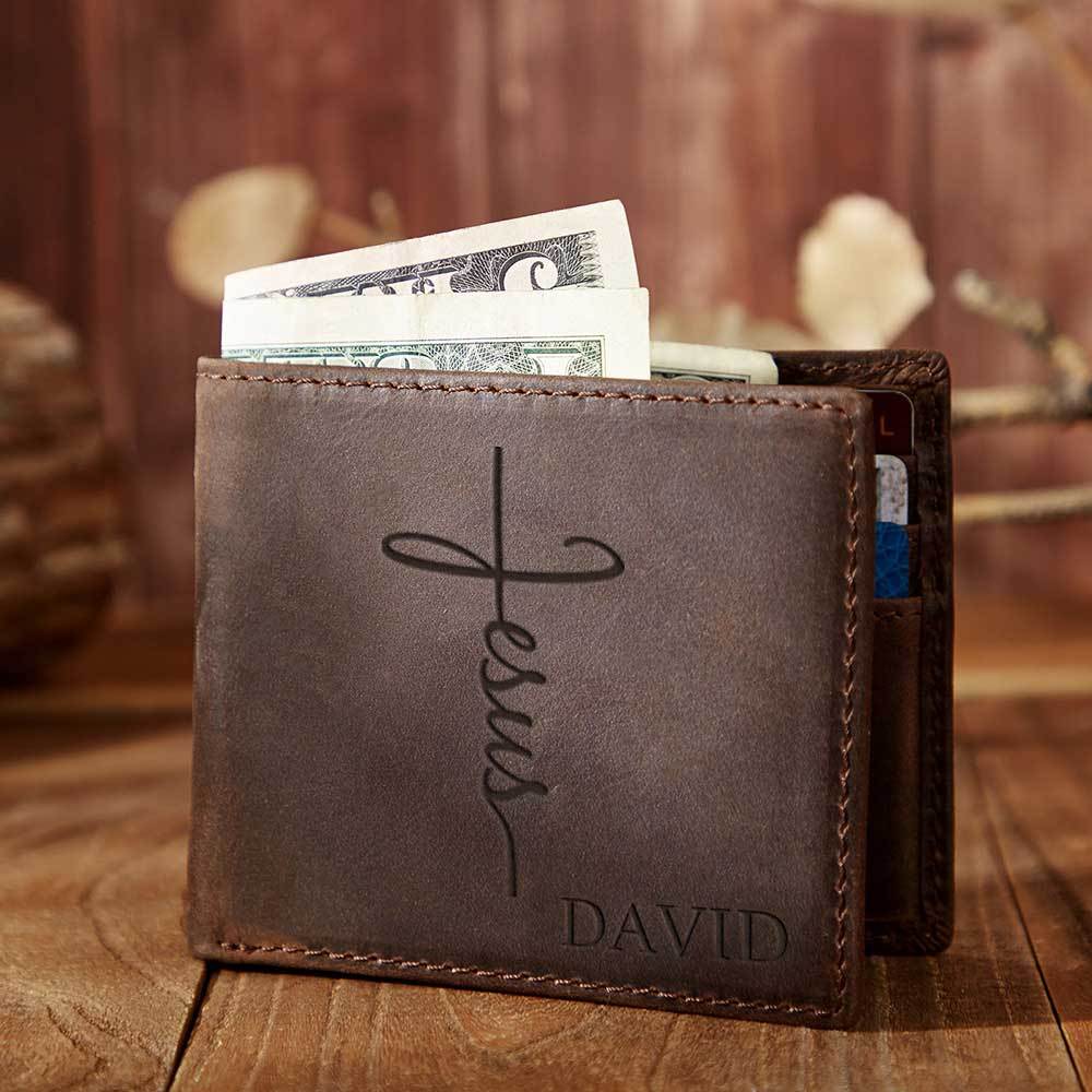Personalized Leather Wallet